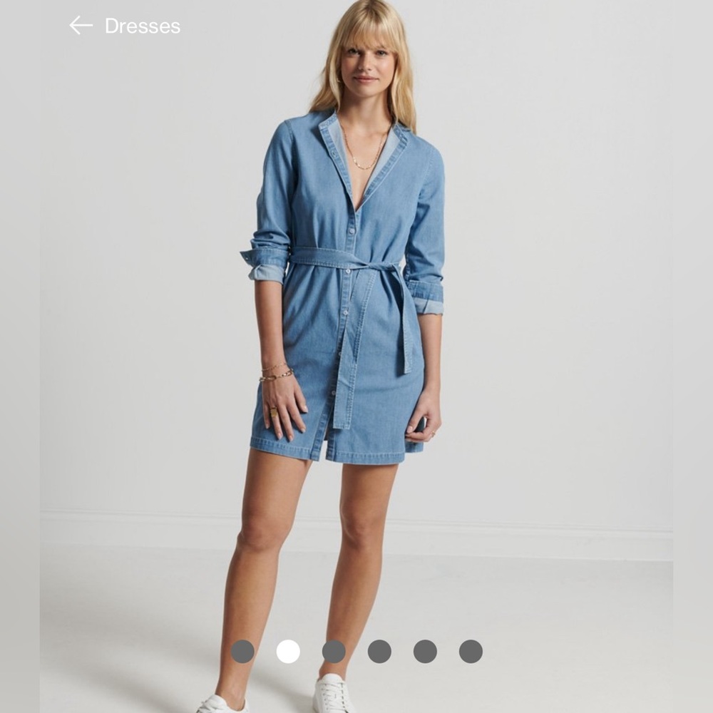 SUPERDRY denim dress size US6
